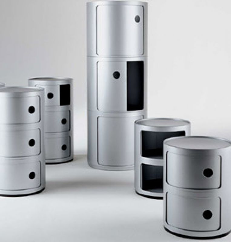 Componibili 4966 2-er Element Kartell-silber